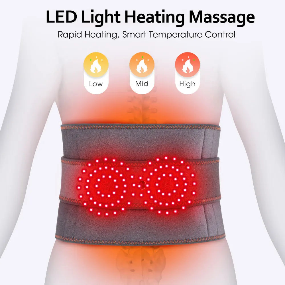 Red Light Electric Heating Waist Massager